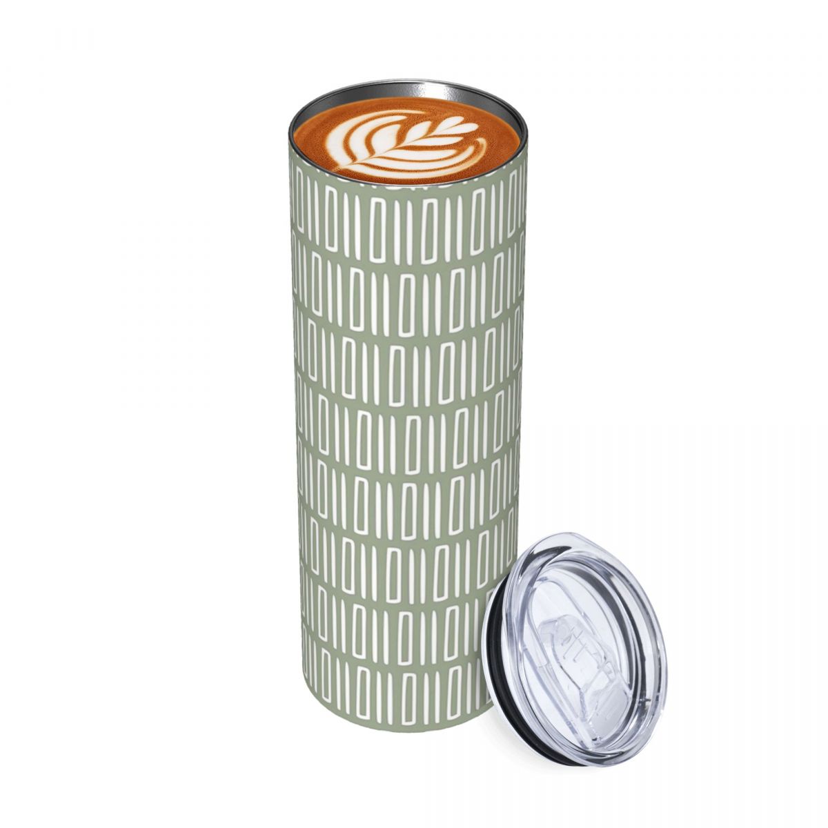 Tumbler 20Oz White - Kubek termiczny ze stalową powłoką, z