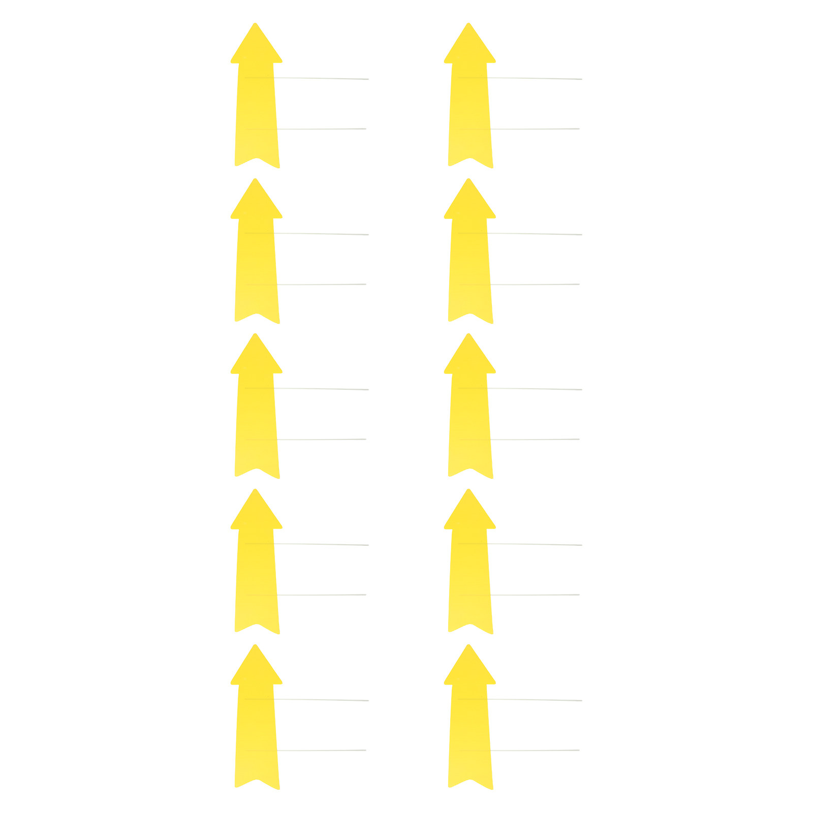Yard Sign Blank - 10 sztuk pustych znaczków w kształcie